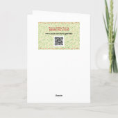 Retro Pop Art Style Christmas Tree Carte de vacanc (Dos)