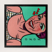  Retro Pop Art XOXO Legpuzzel (Horizontaal)