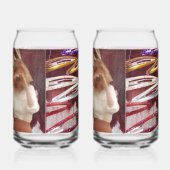 Retro Pop Collage Art Drinkware Set (Gauche)