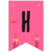 Retro Pop Halloween  Kostuumfeest Vlaggetjes (Tweede vlag)