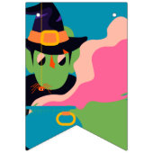 Retro Pop Halloween  Kostuumfeest Vlaggetjes (Eerste vlag)