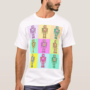 Retro Pop Robot v1 T-shirt