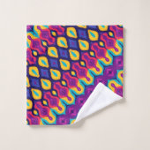 Retro Pop Teardrops Bold Bad Handdoek (Wasdoekje)