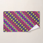 Retro Pop Teardrops Bold Bad Handdoek (Handdoek)