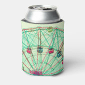 Retro Pop Zomercarnaval Blikjeskoeler (Blikje Achterkant)