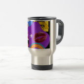 Retro popart reisbeker (Voorkant rechts)