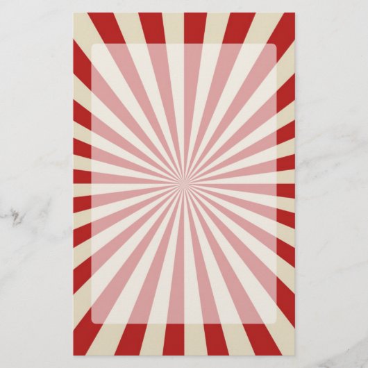 Retro Popcorn Classic Spinning Wheel Decor Briefpapier (Voorkant)