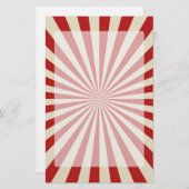 Retro Popcorn Classic Spinning Wheel Decor Briefpapier (Voorkant / Achterkant)