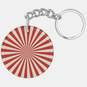 Retro  Popcorn Classic Spinning Wheel Decor Sleutelhanger