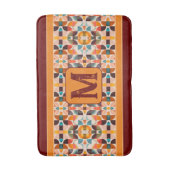 Retro Popular Abstract Squares Collectie Badmat (Voorkant Verticaal)