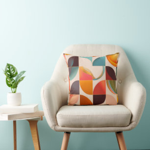 Retro Popular Abstract Squares Collectie Kussen
