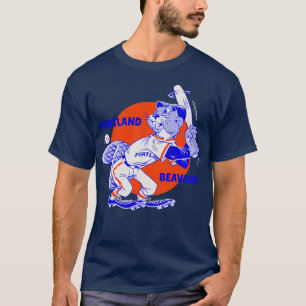 Retro Portland Bevers Baseball T-shirt