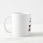 Retro Possum Alone Time White Mug (Gauche)