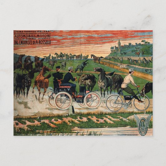 Retro Poster Briefkaart (Voorkant)