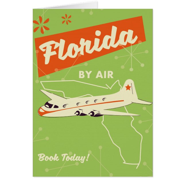 Retro poster van Florida State. (Voorkant)
