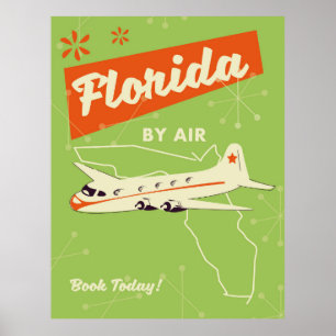 Retro poster van Florida State.