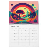 Retro Posters Collection 2 ans Calendrier 2024-202 (Feb 2027)