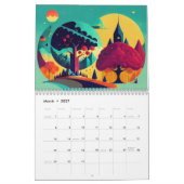 Retro Posters Collection 2 ans Calendrier 2024-202 (Mar 2027)