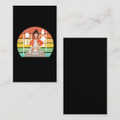 Retro Pottery Woman Ceramic Kiln Visitekaartje (Voorkant / Achterkant)