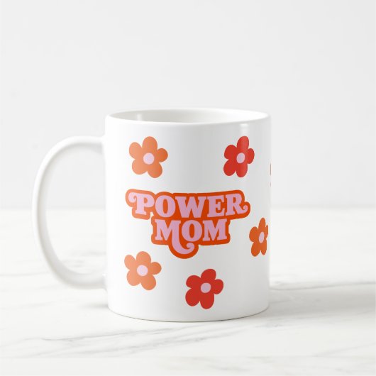 Retro Power Maman Mug (Gauche)