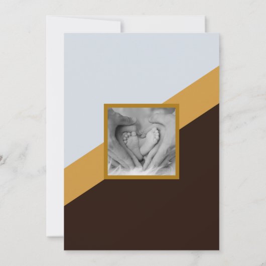 Retro Présentation du Faire-part de naissance phot (Dos)