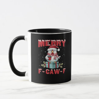 Retro Prettig Kerstmis F-Caw-F Kip Mok