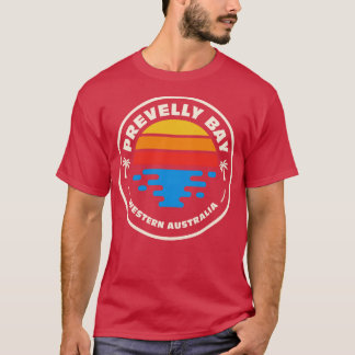 Retro Prevelly Bay Western Australië Beach T-shirt