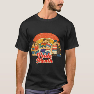Retro Pride Maand LGBTQ-viering T-shirt