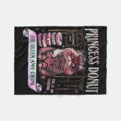 Retro Princess Donut Dungeon Crawler Carl Book Lov Fleece Deken (Voorkant (Horizontaal))