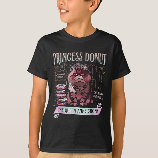 Retro Princess Donut Dungeon Crawler Carl Book Lov T-shirt (Voorkant)