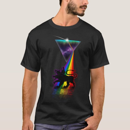  Retro Prism Cerberus T-shirt (Voorkant)
