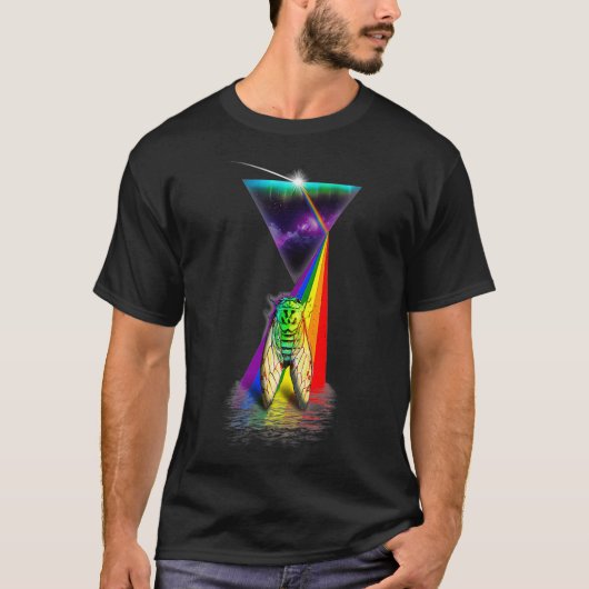 retro prisma cicada t-shirt (Voorkant)