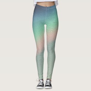Retro prisma licht: digitale nostalgie leggings