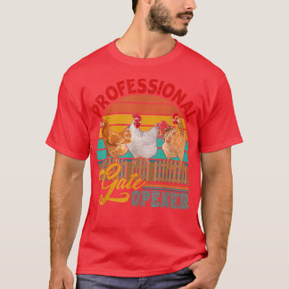 Retro Professional Gate Open Drie Kiep T-shirt