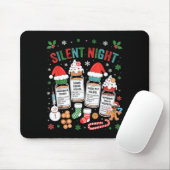 Retro Profol Silent Night Icu Nurses Funny Merry C Muismat (Met muis)
