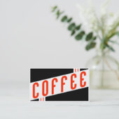 rétro programme de fidélité de café (Debout devant)