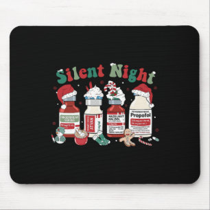 Retro Propofol Stille Nacht Icu Verpleegsters Grap Muismat