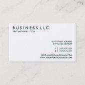 retro PROSTHODONTIST Visitekaartje (Achterkant)