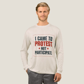 Retro Protestsjabloon T-shirt | Vintage Krachtige