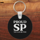 Retro Proud Sp Anti Scientology Funny Quote Idea  Sleutelhanger (Voorkant)