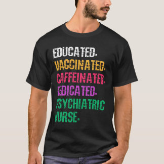 Retro Psych Verpleegkundige Psychiatrische Verplee T-shirt