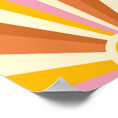 Retro psychedelic Groovy Colorful poster (Hoek)