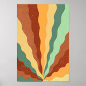 Retro psychedelic Groovy Colorful poster (Voorkant)