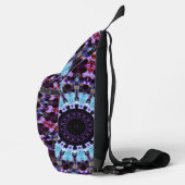 Retro Psychedelic Mandala Hippie Boho Tie Dye Sling Bag (Rechts)