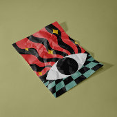 Retro psychedelische blik poster