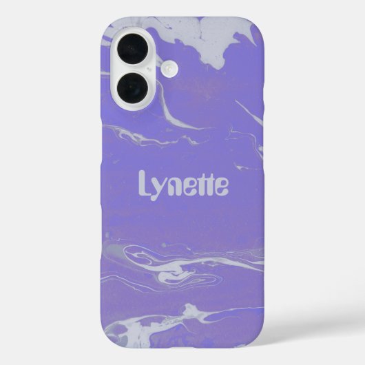 Retro psychedelische monogram Case-Mate iPhone case (Achterkant)