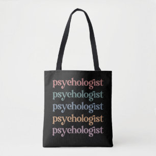 Retro Psycholoog Psychologie Student Afstuderen Draagtas