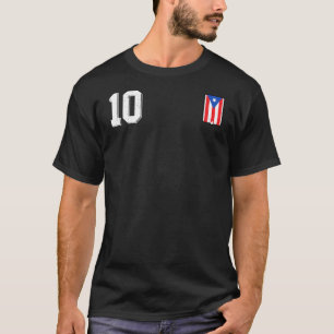 Retro Puerto Rico Voetbal Camiseta Futbol Football T-shirt