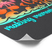 Retro Punta Vacation Cana Making Memories Together Poster (Hoek)