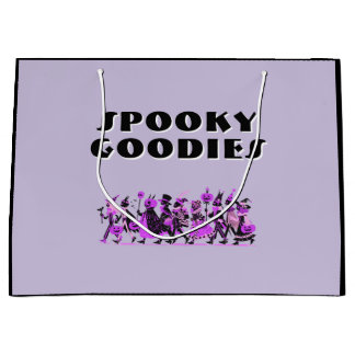 Retro Purple&Purple Spooky Goodies Halloween Groot Cadeauzakje